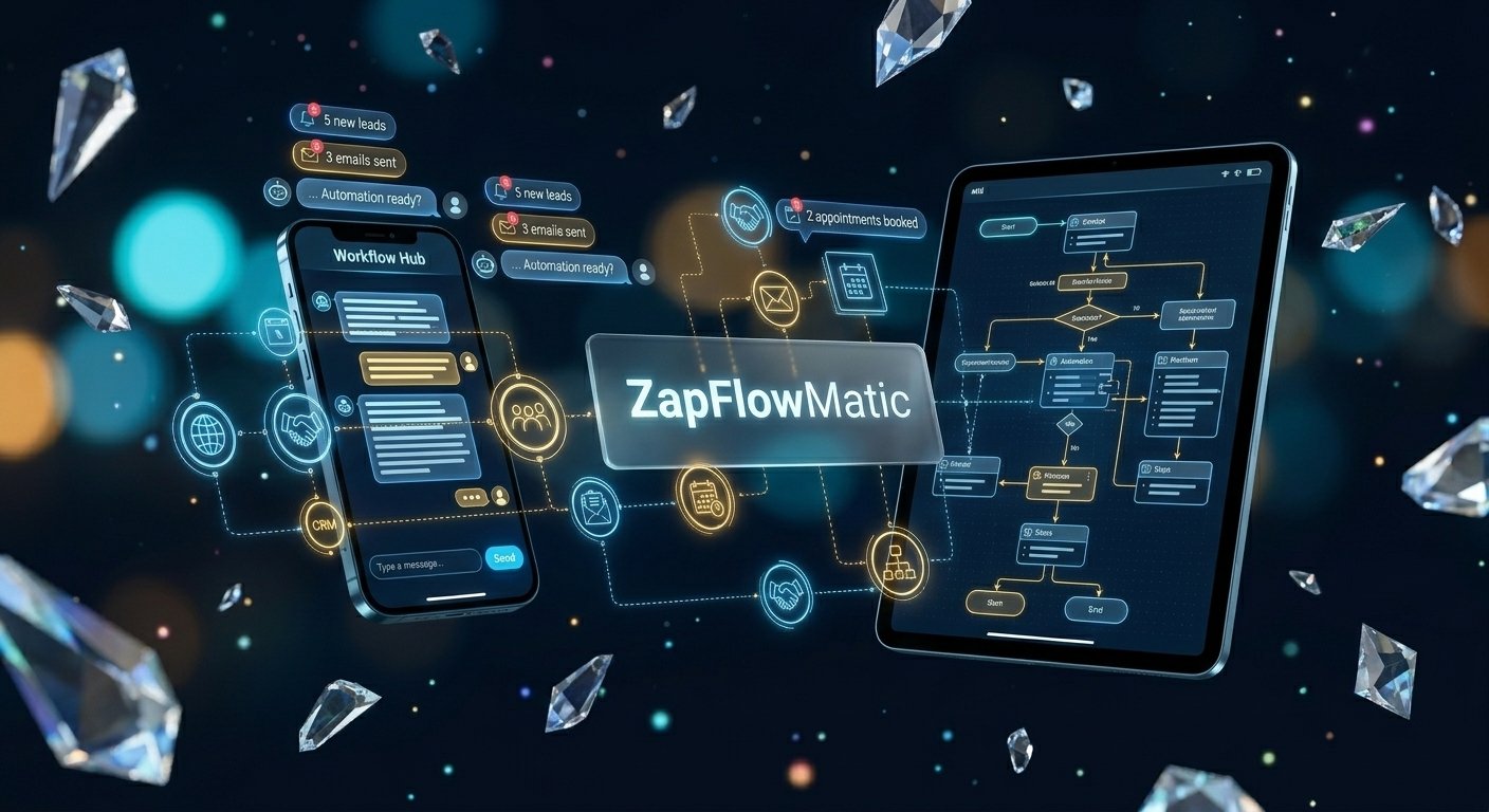 Custom website design portfolio example by ZapFlowMatic Annapolis