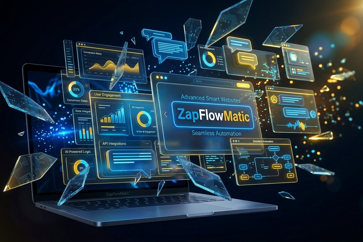Premium custom website design by ZapFlowMatic in Annapolis Maryland